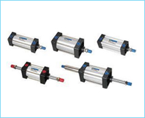 SC Double Ended Pneumatic Cylinder available in 25 bore x 25 to 1000mm stroke length