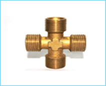 Brass Cross Male