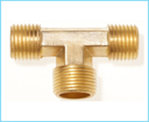 Brass Male Tee